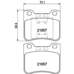 Brake Pad Set MINTEX MDB2494 MINTEX