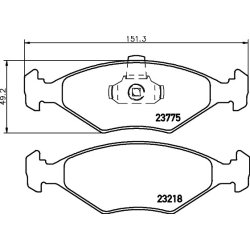 Brake Pad Set MINTEX MDB2616 OE Ref 77362171