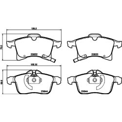 Brake Pad Set MINTEX MDB2633 OE Ref 1605080