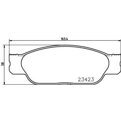 Brake Pad Set MINTEX MDB2636 MINTEX