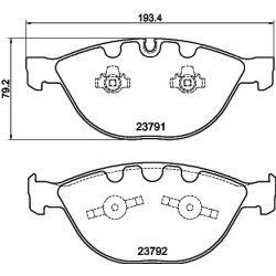 Brake Pad Set MINTEX MDB2646 OE Ref 34116763652 MINTEX