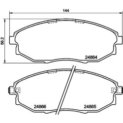 Brake Pad Set MINTEX MDB2649 OE Ref 5520086Z00