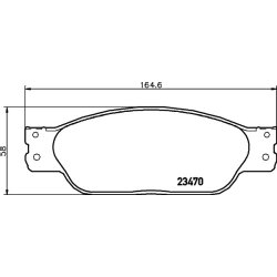Brake Pad Set MINTEX MDB2670
