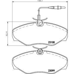 Brake Pad Set MINTEX MDB2675 OE Ref 6025370851