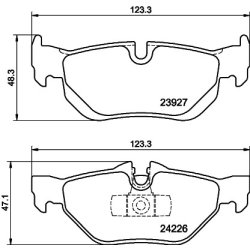 Brake Pad Set MINTEX MDB2683 OE Ref 6767150