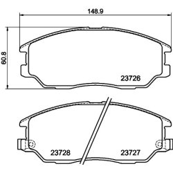 Brake Pad Set MINTEX MDB2698 MINTEX