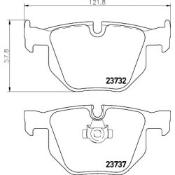 Brake Pad Set MINTEX MDB2719 OE Ref 34212339276