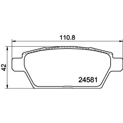 Brake Pad Set MINTEX MDB2735