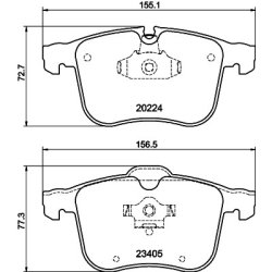 Brake Pad Set MINTEX MDB2764 OE Ref 931763790 MINTEX
