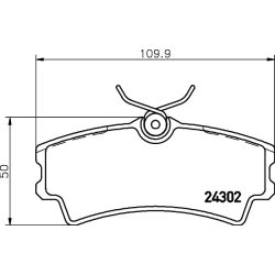 Brake Pad Set MINTEX MDB2781