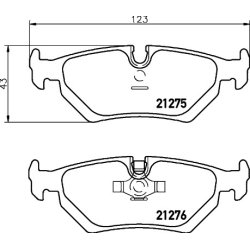 Brake Pad Set MINTEX MDB2783 OE Ref JJLM1833