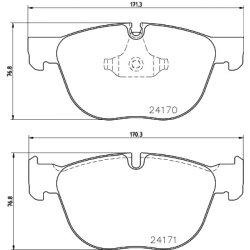 Brake Pad Set MINTEX MDB2827 OE Ref 34116852253 MINTEX
