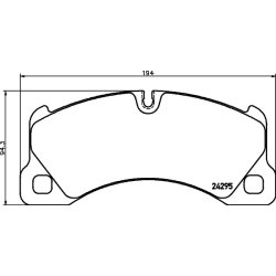 Brake Pad Set MINTEX MDB2833 MINTEX