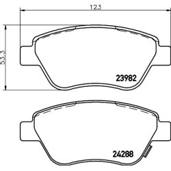 Brake Pad Set MINTEX MDB2854 OE Ref 1680880580