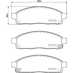 Brake Pad Set MINTEX MDB2882 OE Ref 6000609715