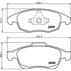 Brake Pad Set MINTEX MDB2890 OE Ref 425412