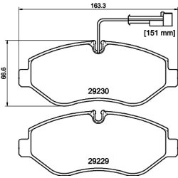 Brake Pad Set MINTEX MDB2917 OE Ref D1060MB600
