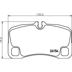 Brake Pad Set MINTEX MDB2937 OE Ref 99735294901