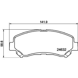 Brake Pad Set MINTEX MDB2938
