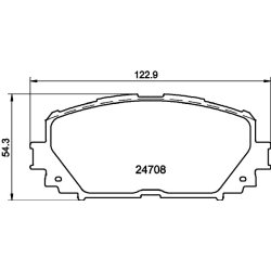 Brake Pad Set MINTEX MDB2956 OE Ref 04465B1360
