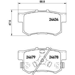 Brake Pad Set MINTEX MDB2959 OE Ref 43022TL0G50