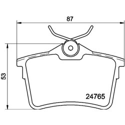 Brake Pad Set MINTEX MDB2978 OE Ref 425414