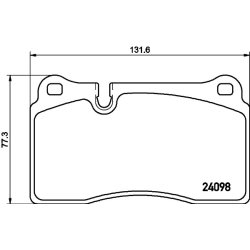 Brake Pad Set MINTEX MDB3047 OE Ref 8J0698151L