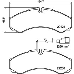Brake Pad Set MINTEX MDB3061 OE Ref D4060MB40A