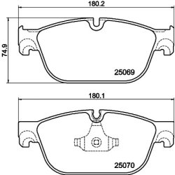 Brake Pad Set MINTEX MDB3071 OE Ref 1611839380 MINTEX