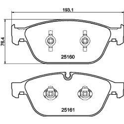 Brake Pad Set MINTEX MDB3085 MINTEX