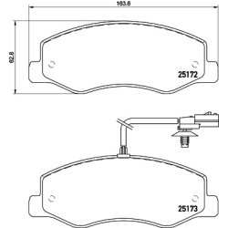 Brake Pad Set MINTEX MDB3095 OE Ref 4406000Q0M MINTEX