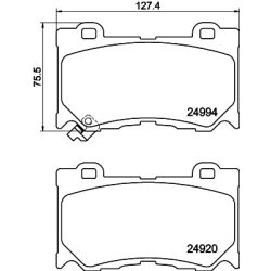 Brake Pad Set MINTEX MDB3109 OE Ref AY040NS146