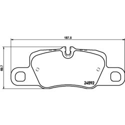 Brake Pad Set MINTEX MDB3127 MINTEX