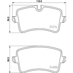 Brake Pad Set MINTEX MDB3217