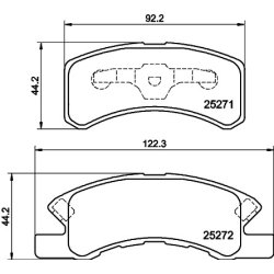 Brake Pad Set MINTEX MDB3230 OE Ref MN113093
