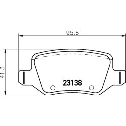 Brake Pad Set MINTEX MDB3244 OE Ref A1694201720