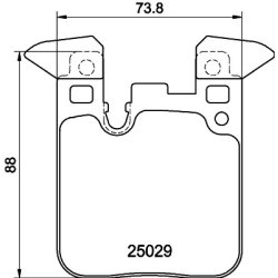 Brake Pad Set MINTEX MDB3269 OE Ref 2464314