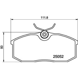Brake Pad Set MINTEX MDB3342