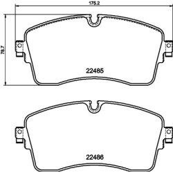 Brake Pad Set MINTEX MDB3461 OE Ref LR162045