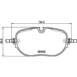 Brake Pad Set MINTEX MDB3479 OE Ref 1EA698151L