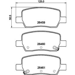 Brake Pad Set MINTEX MDB3496 OE Ref 58302P2A51
