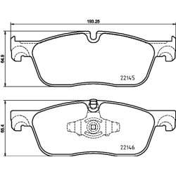 Brake Pad Set MINTEX MDB3775 OE Ref J9C33357 MINTEX