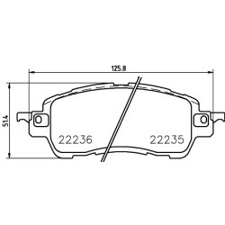 Brake Pad Set MINTEX MDB3792 OE Ref DHY83328Z