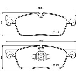 Brake Pad Set MINTEX MDB3837 OE Ref T2H53853 MINTEX