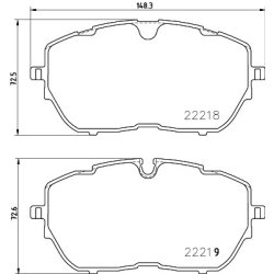 Brake Pad Set MINTEX MDB3847 OE Ref 1647877180