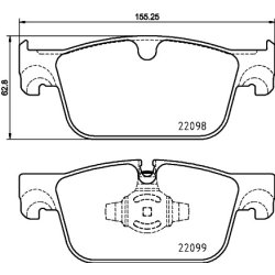 Brake Pad Set MINTEX MDB3938 OE Ref 32373348