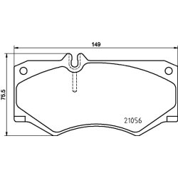 Brake Pad Set MINTEX MDB3983 OE Ref 0084206120