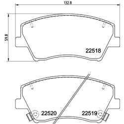 Brake Pad Set MINTEX MDB3993 OE Ref 58101F3A00