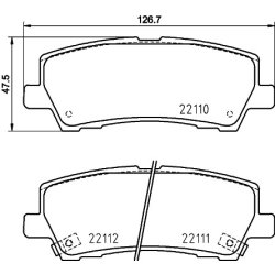 Brake Pad Set MINTEX MDB3999 OE Ref 5280067