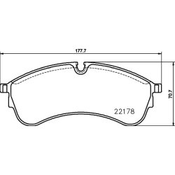 Brake Pad Set MINTEX MDB4005 OE Ref 65508206001 MINTEX